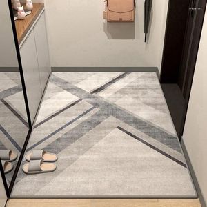 Ковры Crystal Velvet Light Luxury Carpet Homevate Abristbent без скольжения коврик для ног грязь, устойчивый