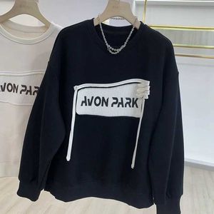 Men's Hoodies Sweatshirts Fashionable and personalized lace patchwork design feels like a floral hoodie for womens spring autumn loose fitting Q240506