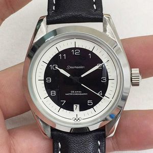 Designer Watch Reloj Watches AAA Automatisk mekanisk klocka Oujia Haima Three Needle White Black hela automatisk mekanisk klocka Mens Watch