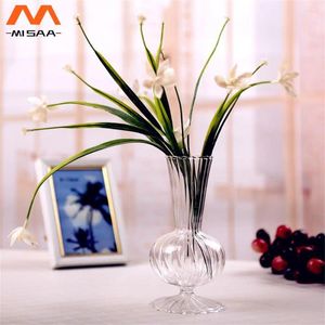 Vasi vasi design versatile di alta qualità versatile moderno dono decorativo in vetro interno soffiato