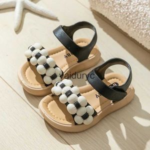 Sandalen LDREN SANDALS GIRLS BEACH SHOUS NICHT SLIF SOLES AMMARTABLEINE BABY STUDENTEN Leicht Kindersport Sport H240506