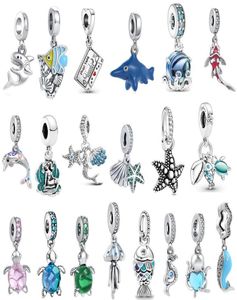 Новые S925 Sterling Silver Charms Loose Beads Beaded Girls Moderer Collection Original Fit Bracelet Shell Shell Diy Женские ювелирные украшения 9133492