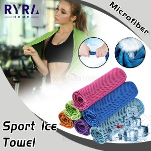 Towels Outdoor Sport Ice Towel Rapid Instant Cooling Microfiber QuickDry Ice Towels Fitness Yoga Gym Running Wipe Sweat Chill Towels