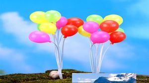 50pcs Shipping Mini Ballon Fairy Garden Dekoratives Zeug Künstliche Harz Miniaturen Accessoire für Fairy Garden Decor5364685