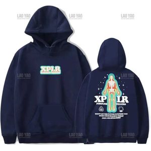 Мужские толстовки толстовок 2024 XPLR Dare Solbach Merch с длинными рукавами хлопковые повседневные мужские/женские уличные толстовки Q240506