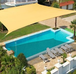 Cień multitools Sun Sail Patio Canopy Sunshade Ochrona Ochrona zabezpieczenia na zewnątrz Basen UV Block Garden Sunproof Netting9656427