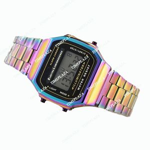 Fashion Retro Vintage Square Designer Watches Women Men Electronic Digital Watch LED Light Dress Wristwatch relogio masculino313o Product Overview