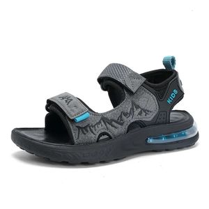 Jungen Sports Sandalen Sommer Kinder Casual Beach Schuhe weiche Sohle Open-Toe-Kinder Sandalen Kleinkindschuhe 240416