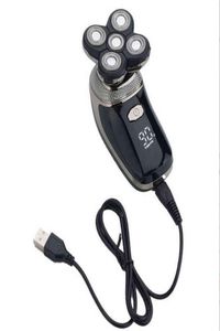 Waschable Electric Bald Head Shaver 5d Mann Schädel Rasiermesser schwimmende Rotary -Rasiermaschine Barehead Rasur Bart Gesichtspflege -Clipper 04544798