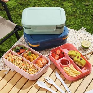 Abendessen 2000ml Studenten Lunchbox Mikrowellenofen erhitzte Doppelschicht versiegelte tragbare frische Keep Storage Container Outdoor Reisewr. WAR