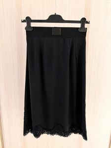 Skirts Early Autumn Of 2024 The Silk Lace Skirt Hem 0815