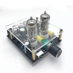 Amplifikatör GE5654 / 6J3 Tüp Preampikatörü Amplifikatör HIFI Valf Preamp Preamp A Sınıfı Sınıf Bir Hacim Ayarlanabilir Tek DC12V16V