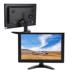 System 10.1 Inch Portable Monitor 16:10 HD Widescreen Display Support BNC / VGA / AV Input for Raspberry Pi for Xbox 360 for PS4/CCTV
