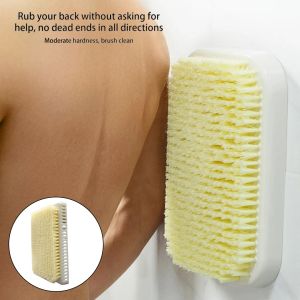 Scrubbers Body Rubbing Brush Back Shower Exfoliating Wash Scrub Brushes Antiskid Massage Tool Wall Selfadhesive Scrubber