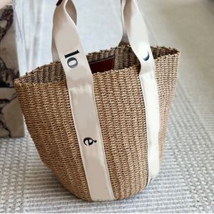 Straw tkana torebka Wysokiej jakości designerka torba na plażę nowa słoma letnia kobiety crossbody moda moda zwykła torebka torba na ramię gorąca wyprzedaż BB5187