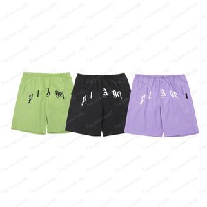 Casual Shorts Designer Men Women Krótkie spodnie literka drukowanie paski pasa swobodne ubrania pięciopunktowe letnie ubrania na plażę azjatyckie rozmiar