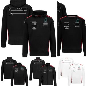 F1 Team Team Koodie Jacket Formula 1 драйвер Black Zip wreadbreaker Jackets Racing Fans Fan