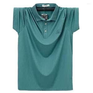 Men's Polos Arrival Fashion Summer Light And Thin Lapel Short Sleeved T-shirt Business Plus Size M L XL 2XL 3XL 4XL 5XL 6XL