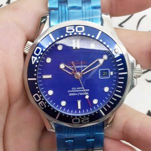 Zegarek designerski RELOJ Watch AAA Mechanical Watch Oujia 007 Unlimited Blue Bond W pełni automatyczny zegarek mechaniczny