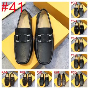 70 Model Designer Loafer Designer Men Shoes Luxury Luxiene Leather Business Moccasins Footwear Soft Soft Driving Flats Comfy Slip-on Men أحذية غير رسمية الحجم 38-46