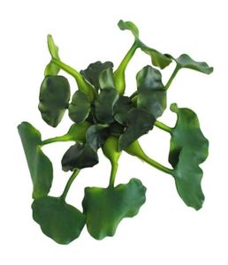 Flores decorativas grinaldas plantas artificiais água hacinth vegeta -planta grama falsa subaquática decoração de tanque de peixes piscina de piscina de decoração8836112