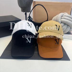 Lettera ricamato berretto da design del marchio stampato cappello da uomo sport ha cappello casual tela tela berretto da baseball berretto estate cappello da sole all'aperto