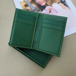 Holders Classic Men Women BIFOLD Credit Luksusowy uchwyt na kartę mody mini desinger bank posiadacz karty Mały portfel szczupły portfele wtih pudełko