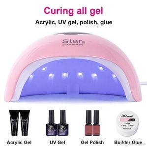 UV lampa Smart Sunlight Utwardzanie All Polish Polish Fast Dry Suchy Art Machine AR636W Manicure Lampa Professional USB 267Y9065098