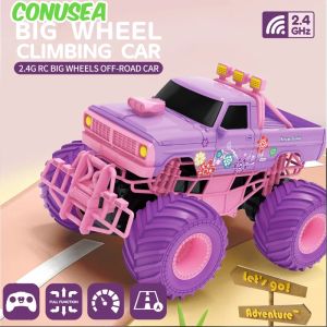 Auto ragazze rc auto elettriche 4wd 4x4 drive offroad buggy ramping auto ad alta velocità camion controlla