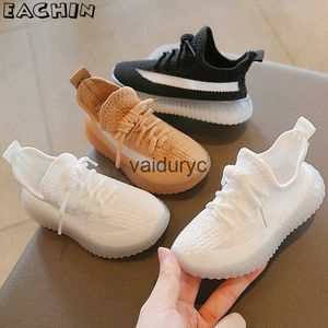 Sneakers Ldrens Shoes Mesh Breathable Preschool Soft and Comfortable Casual Boys Girls Sports Childrens New Anti slip H240506