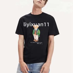 デザイナーポロスシャツローレンスブランドベアTシャツ高品質100％コットンベアTシャツグラフィックティーショートスリーブハラジュクストリートTシャツ3534