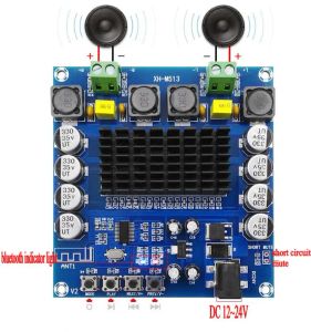 Förstärkare TDA7498 100W X2 BluetoothCompatible Audio Receiver Digital Amplifier Board Audio Amplifiers Board