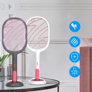 Zappers Electric Fly Swatter Mosquito Swatter Insect Killer Cordless Battery Powered Household Mosquito Net Swatter Fly Swatter