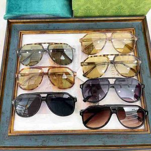 Designer 2024 Sunglasses G1042S Personalized Large Frame Sunglasses for Men and Women Same Style Sung lasses High Quality Style 7SL4