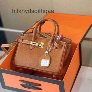 Body Cross Leather Ladies Brown Bags Söt tygväska 2024 Handväska Berkkins Mini axelflickor remmar Totes Lychee Classic Woman Crossbody Hgcu