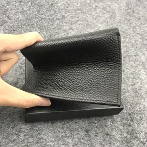 Luxury brand cardholder men credit wallet designer handbag leather pocket cash clip business coin wallet thin 214U