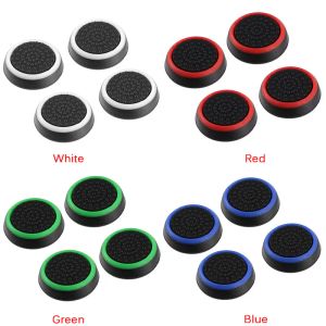 Acessórios 4pcs Silicone Joystick Cap tampas compatíveis com PlayStation4 PS4/PS3/PS2 Controlador Xbox One/Xbox 360