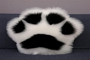 Creative Panda Paw Shape Cushion Seat Pad Home Car Bed Soffa Throw Pillow With Filling Sweet Cat Paw Cushions Bedroom Tatami Decor 22137948