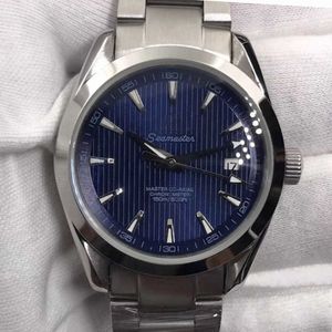 Zegarek designerski ELOJ Watches AAA Automatyczny zegarek mechaniczny Oujia Haima Three Igle Blue Steel W pełni automatyczny mechaniczny zegarek męski zegarek męski
