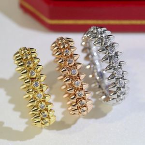 Роскошное хрустальное кольцо Clash de Rings Дизайнер для женщин ювелирные изделия 18 тыс. Золото золото золото золотое титановое обручальное кольцо мужчины свадебные вечеринки рождественский день рождения подарок