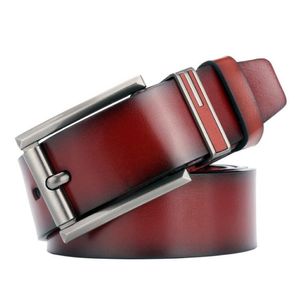 2019 Desinger Belts Mężczyznę Pasek Krowa Prawdziwe skórzane luksusowe paski męskie pasy dla mężczyzn nowe modne klasyce vintage pin Bluckle 2360