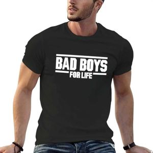 Erkek Tişörtleri Yeni Forever Bad Boys For Life T-Shirts Düz T-Shirts Büyük boy Tişörtler Erkek Tişörtler J240506