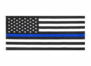 Direct Factory Whole 3x5fts 90CMX150CM Oficerowie organów ścigania USA US American Police Thin Blue Line Flag DWB10883658169