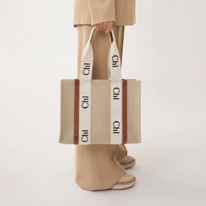 designväska handväskor tygväska shoppingväska handväska hög duk hobo mode linne stora strandpåsar lyxdesigner resor crossbody väskor axelväskor