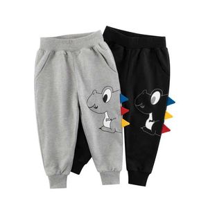 Pantaloni per bambini pantaloni per bambini abbigliamento primaverile ed estate nuovi prodotti 2024 abbigliamento per bambini pantaloni sportivi pantaloni dinosauri 2403