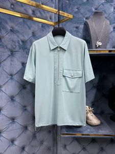 Polos masculinos 2024 Summer Men Mulheres Moda Polo T-shirt Man Cotton