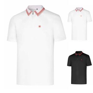 Camisetas masculinas 2024 Merda/verão Mens camisa esportiva ao ar livre camisa pólo seco rápido Casual Camiseta curta respirável Camiseta