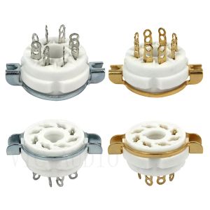 Amplificatore ceramico ceramico 8pin tubo socket K8A GZC81Tube Porta per KT88 6SN7 EL34 6L6 GZ34 5881 AMPLIFICATORE AMPLIFICATORE VACIO