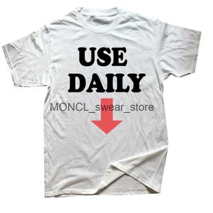 Erkek Tişörtleri Komik Yetişkin Mizah Günlük Tişört Kullanın Yaz tarzı Grafik Pamuk Strtwear Kısa Slve Doğum Günü Hediyeleri T-Shirt Erkek Giyim H240506