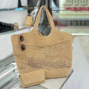 Bolsa de grife clássico e moda bolsa bolsa bolsa lafite grama oco com tecido fino saco de compras transparente saco quadrado saco de tecido costurado saco de tecido 04